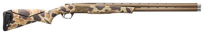 Picture of Browning 018725303 Cynergy Wicked Wing 12 Gauge With 30" Barrel, 3.5" Chamber, 2Rd Capacity, Burnt Bronze Cerakote Metal Finish & Vintage Tan Camo With Adjustable Comb Stock Right Hand (Full Size) 