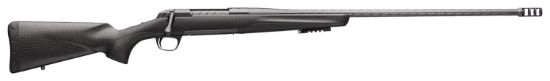 Picture of Browning 035542282 X-Bolt Pro 6.5 Creedmoor 4+1 22" Carbon Gray Elite Cerakote/ 4.49" Fluted Barrel, Carbon Gray Elite Cerakote Steel Receiver, Black/ Carbon Fiber Stock, Right Hand 