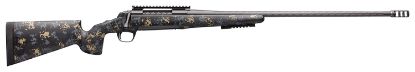 Picture of Browning 035544294 X-Bolt Pro 6.5 Prc 3+1 24" Fluted Mb Carbon Gray Elite Cerakote Sonora Carbon Ambush Camo Fixed Mcmillan Game Scout Stock Right Hand (Full Size) 