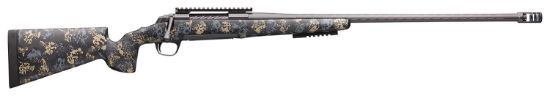 Picture of Browning 035545229 X-Bolt Pro Long Range 300 Win Mag 3+1 26" Fluted Mb Carbon Gray Elite Cerakote Sonora Carbon Ambush Camo Fixed Mcmillan Game Scout Stock Right Hand (Full Size) 