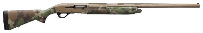 Picture of Winchester Repeating Arms 511290291 Sx4 Hybrid Hunter 12 Gauge 26" 4+1 3.5" Flat Dark Earth Cerakote Rec/Barrel Woodland Camo Stock Right Hand (Full Size) Includes 3 Invector-Plus Chokes 