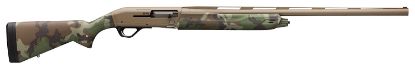 Picture of Winchester Repeating Arms 511290292 Sx4 Hybrid Hunter 12 Gauge 28" 4+1 3.5" Flat Dark Earth Cerakote Rec/Barrel Woodland Camo Stock Right Hand (Full Size) Includes 3 Invector-Plus Chokes 