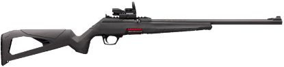 Picture of Winchester Repeating Arms 521104102 Wildcat Combo Full Size 22 Lr 10+1 18" Matte Blued Sporter Barrel, Picatinny Rail Matte Black Polymer Receiver, Gray Synthetic Stock, Reflex Red Dot, Ambidextrous 