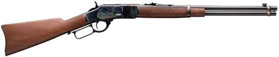 Picture of Winchester Repeating Arms 534280137 Model 1873 Competition Carbine High Grade Full Size 38 Special 357 Mag 10+1 20" Polished Blued Steel Barrel, Color Case Hardened Drilled & Tapped Steel Receiver, Gr