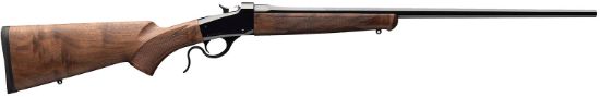 Picture of Winchester Repeating Arms 534293289 Model 1885 Low Wall Hunter 6.5 Creedmoor 1Rd 24" Polished Blued Octagon Barrel, Drilled & Tapped Steel Receiver, Grade Iii/Iv Walnut Fixed W/Pistol Grip Wood Stock 