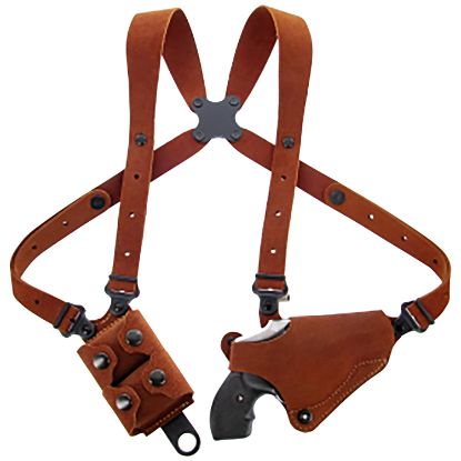 Picture of Galco Cl2160 Classic Lite 2.0 Shoulder System Size Fits Chest Up To 56" Natural Leather Shoulder Fits S&W J Frame Fits Charter Arms Undercover Right Hand 