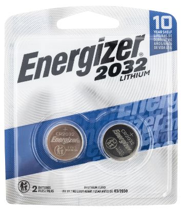 Picture of Energizer 2032Bp2 Cr2032 Lithium Battery Silver 3.0 V 235 Mah, Qty (2) Single Pack 