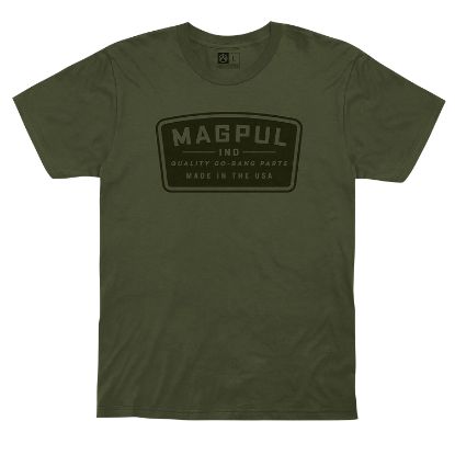 Picture of Magpul Mag1111-316-S Go Bang Parts Olive Drab Cotton Short Sleeve Small 