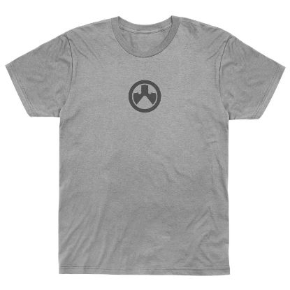 Picture of Magpul Mag1115-030-S Icon Logo Cvc Athletic Gray Heather Cotton/Polyester Short Sleeve Small 