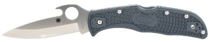 Picture of Spyderco C243pgyw Endela Lightweight 3.41" Folding Clip Point Plain Vg-10 Ss Blade Blue/Gray Frn Handle Includes Pocket Clip 