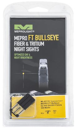 Picture of Meprolight Usa 631163108 Ft Bullseye Rear Sight Black | Green Tritium/Fiber Optic 