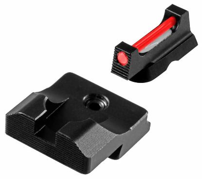 Picture of Truglo Tgtg132cz Fiber-Optic Pro Black | Red Fiber Optic Front Sight Black Rear Sight 