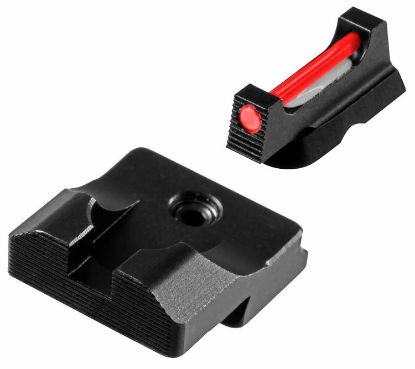 Picture of Truglo Tgtg132mp Fiber-Optic Pro Black | Red Fiber Optic Front Sight Black Rear Sight 