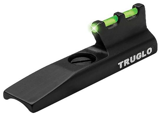 Picture of Truglo Tgtg975g Rimfire Rifle Front Sight Black Green Fiber Optic For Most Marlin Rimfire Rifles 