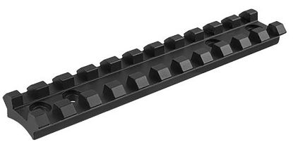 Picture of Truglo Tgtg8940a Picatinny Optic Rail Matte Black Anodized 