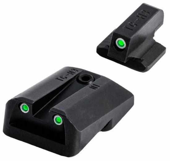 Picture of Truglo Tgtg231n2 Tritium Black | Green Tritium Front Sight Green Tritium Rear Sight 