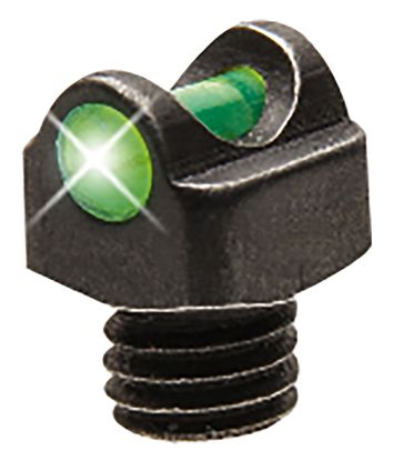 Picture of Truglo Tgtg954bg Starbrite Deluxe Bead Black | Green Fiber Optic Front Sight 3-56" Threads 