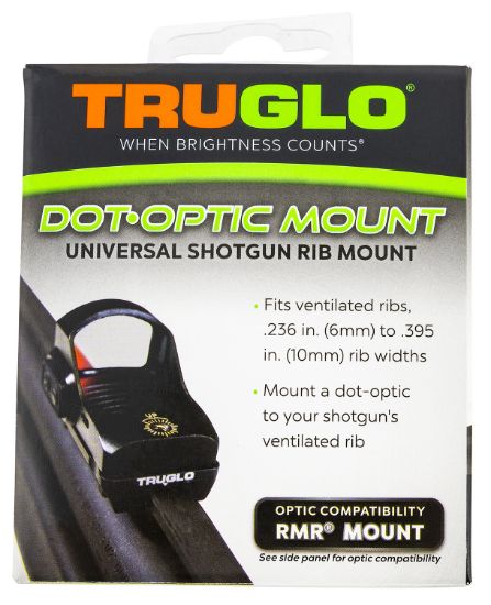 Picture of Truglo Tgtg8954u2 Universal Shotgun Rib Mounts Black Trijicon Rmr 