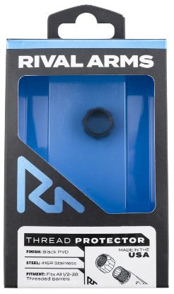 Picture of Rival Arms Rara300001a Thread Protector 9Mm Luger Black Pvd 416R Stainless Steel 1/2"-28 Tpi 