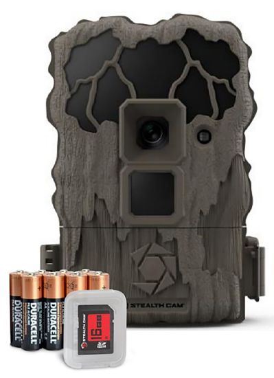 Picture of Stealth Cam Stcqs20ngk Qs20 Combo Camo No Glow Ir Flash, Up To 32Gb Sd Card Memory, Features Integrated Python Provision Lock Latch 