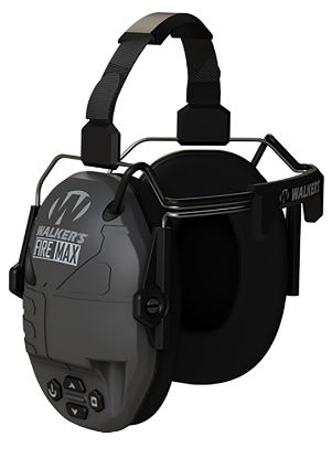 Picture of Walker's Gwpdfmbtn Firemax Digital Btn Muff Behind The Neck Black Polymer 