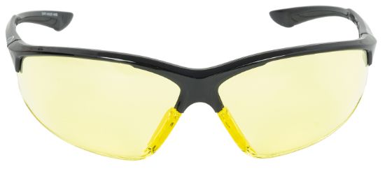 Picture of Walker's Gwpiknof1amb Ballistic Eyewear Ikon Tanker Adult Amber Lens Matte Black Frame 