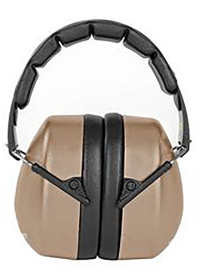 Picture of Walker's Gwpexfm3fde Extra Range Passive Muff 30 Db Folding Flat Dark Earth/Black Polymer 