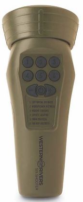 Picture of Western Rivers Wrc-Gc6s Mantis Six Shooter Electronic Call Multiple Sounds Attracts Predators Brown Plastic 