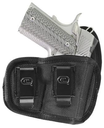 Picture of Crossfire Shooting Gear Crfcyclsa1c3r The Cyclone Iwb/Owb Size 03 Black Foam Laminate Belt Clip Fits Compact 3-3.50" Barrel Right Hand 