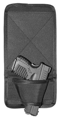 Picture of Crossfire Shooting Gear Crfdfndsa1 The Defender Bedside Size Osfa Black Ballistic Nylon Ambidextrous 