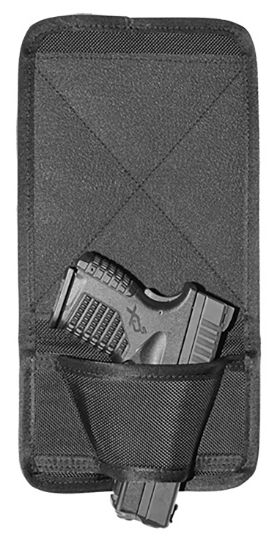 Picture of Crossfire Shooting Gear Crfdfndsa1 The Defender Bedside Size Osfa Black Ballistic Nylon Ambidextrous 