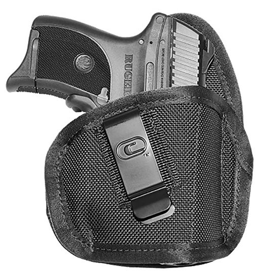 Picture of Crossfire Shooting Gear Crftpstlsrsa1m1r The Tempest Laser Iwb Size 01 Black Ballistic Nylon Belt Clip Fits Micro 1-1.50" Barrel Right Hand 