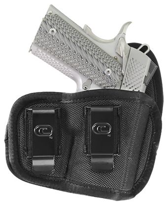 Picture of Crossfire Shooting Gear Crfvigrsa1s2r The Vigor Iwb Size 02 Black Ballistic Nylon Double Belt Clip Fits Subcompact Fits 2-2.50" Barrel Right Hand 