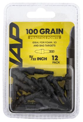 Picture of Nap Nap60p3dp1132 3D Practice Points Field Tips Fixed 100 Gr Black/ 12 Pack 