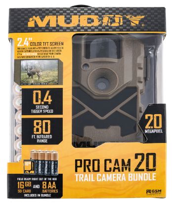 Picture of Muddy Mudmtc20vk Pro-Cam 20 Combo Brown Lcd Display 20 Mp Resolution Sd Card Slot Up To 32Gb Memory 