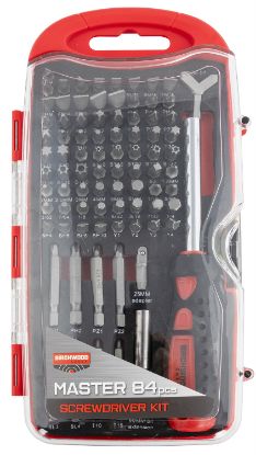 Picture of Birchwood Casey Dlxsds Master Screwdriver Kit 84 Pieces Includes Slotted/Philips/Torx/Hex Heads 