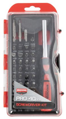 Picture of Birchwood Casey Prosds Pro Screwdriver Kit 40 Pieces Includes Slotted/Philips/Torx/Hex Heads 