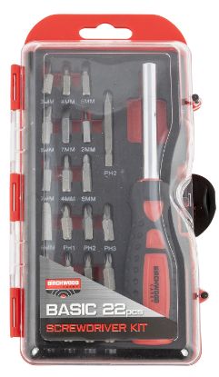 Picture of Birchwood Casey Bsds Basic Screwdriver Kit 22 Pieces Includes Slotted/Philips/Torx/Hex Heads 