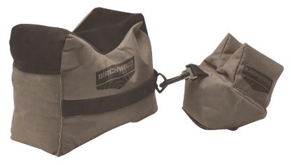 Picture of Birchwood Casey Grf Filled Shooting Rest Rifle/Shotgun Prefilled Black/Tan Polyester/Suede 