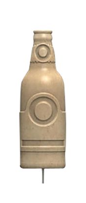 Picture of Birchwood Casey 3Dstbtl 3D Stake Target Beige Bottle 6 Pack 