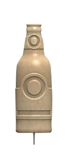 Picture of Birchwood Casey 3Dstbtl 3D Stake Target Beige Bottle 6 Pack 