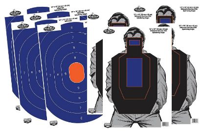 Picture of Birchwood Casey 35735 Dirty Bird Combo Pack Silhouette Paper Target 12" X 18" 8 Per Pkg 