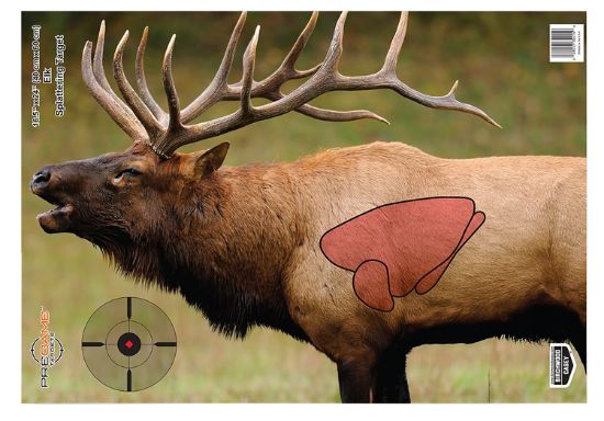 Picture of Birchwood Casey 35404 Pregame Elk Paper Target 16.50" X 24" 3 Per Pkg 