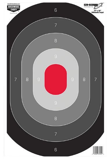 Picture of Birchwood Casey 37054 Eze-Scorer Silhouette Paper Target 23" X 35" 100 Per Pkg 