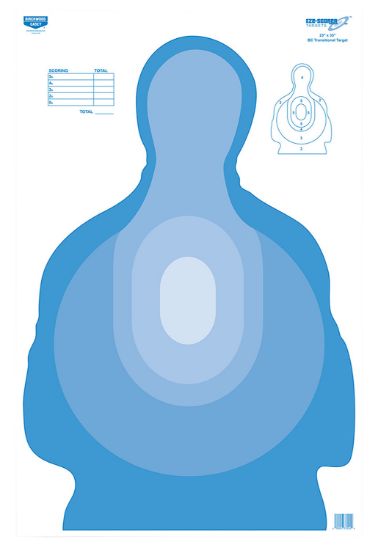 Picture of Birchwood Casey 37024 Eze-Scorer Silhouette Paper Target 23" X 35" 100 Per Pkg 