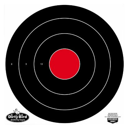 Picture of Birchwood Casey 35181 Dirty Bird Bullseye Tagboard Target 17.25" 100 Per Pkg 