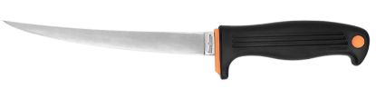 Picture of Kershaw 1257X Clearwater 7" Fixed Fillet Plain Satin 420J2 Ss Blade Black Co-Polymer Handle Includes Sheath 