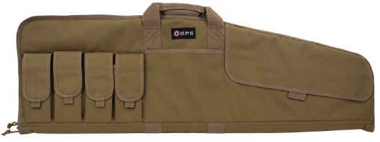 Picture of Gps Bags Src42fde Single Rifle Case Flat Dark Earth 600D Polyester W/ Mag Pouch Lockable Zippers & Fleece-Lining 