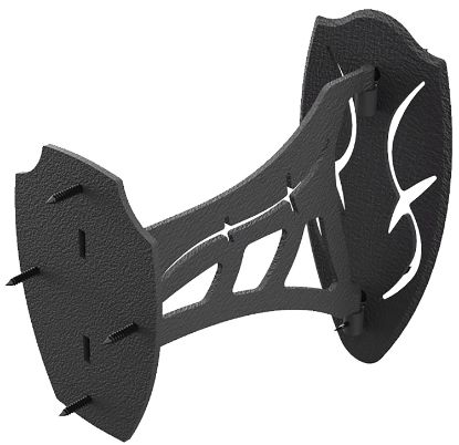 Picture of Skullhooker Skhssmblk Single Shoulder Mount Mounting Kit Wall Mount Steel Black Small/Mid-Size Game 