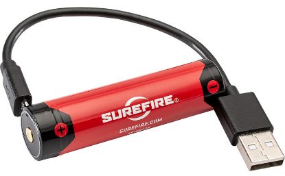Picture of Surefire Sf18650b 18650B Battery Red/Black 3.6 Volts 3,500 Mah (1) Single Pack Rechargeable 
